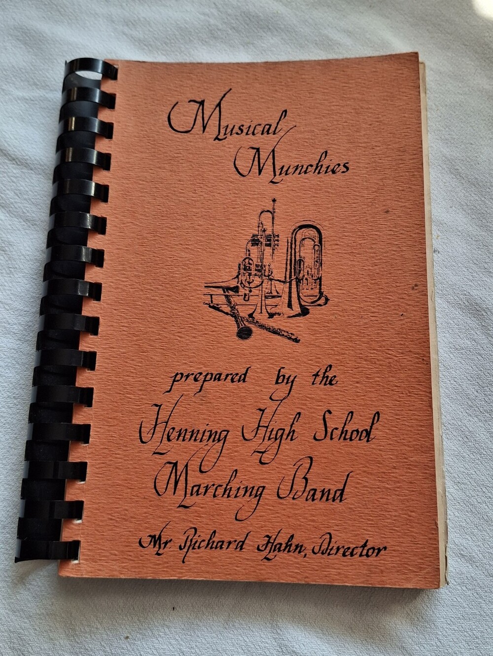 Vintage 1978 Musical Munchies Cookbook- Henning High School Marching Band